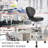 Pearcy Height Adjustable Lab Stool with Foot Rest