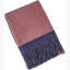 Jeté 50 pi x 60 po mauve dégradé mauve avec pampille-117331676