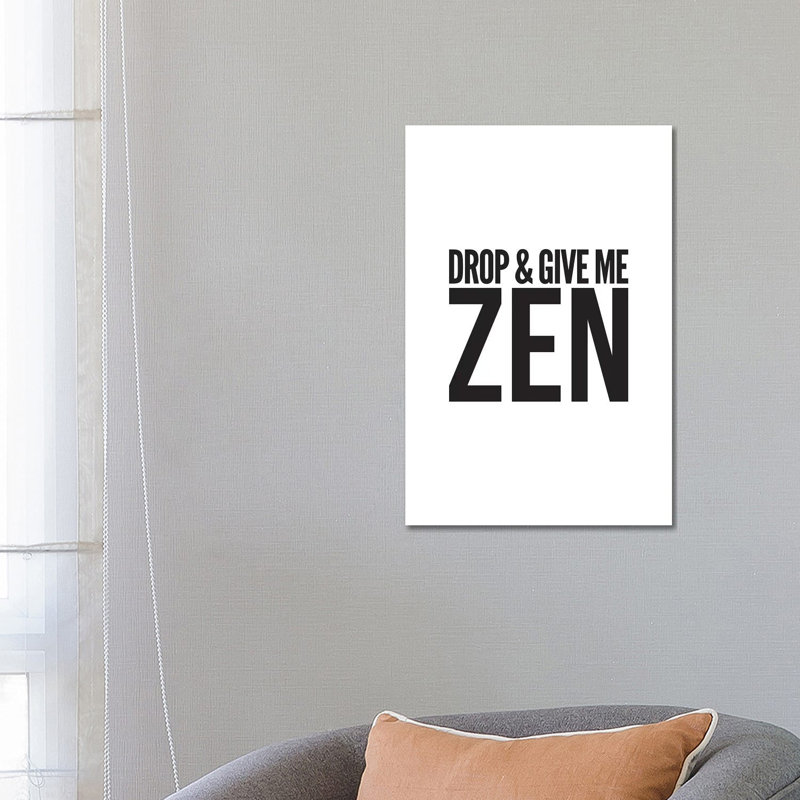 Zen - Wrapped Canvas Gallery-Wrapped Canvas Giclée, 66.04 cm H x 45.72 cm W