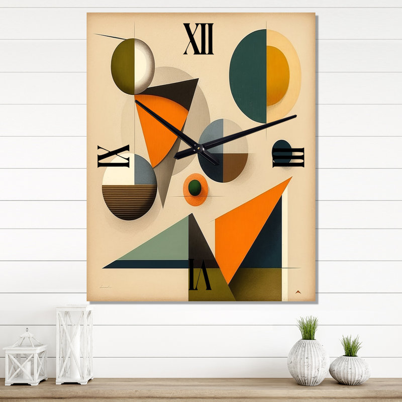 Horloge murale Mid-Century Minimal, Petit