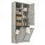 Armoire murale bleue durable avec charnières à fermeture douce et rangement polyvalent, parfaite pour organiser et améliorer votre espace.-801608952
