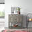 Mazelina Farmhouse 2-Door Cabinet with 2 Drawers Buffet Table for Kitchen