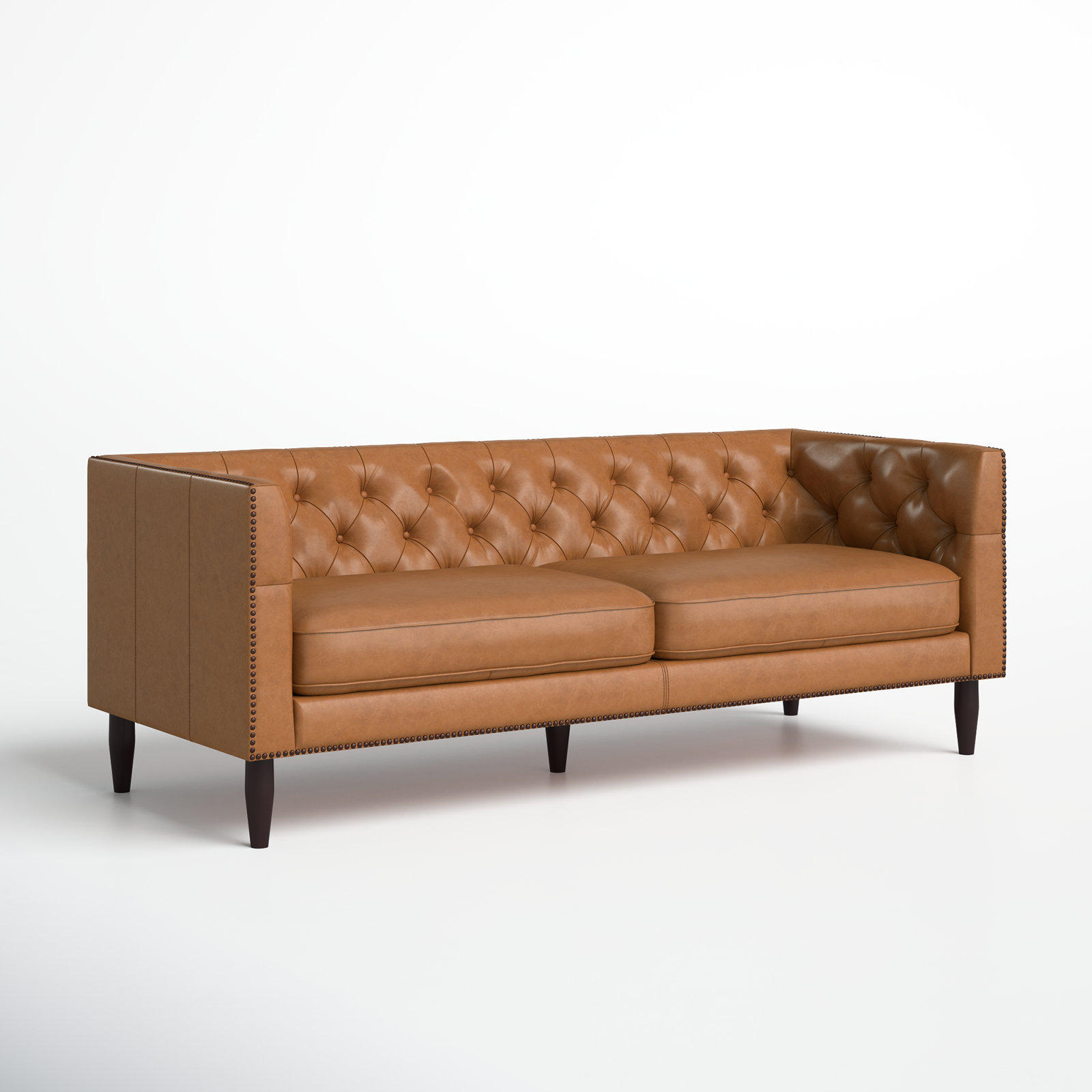 Woodford 84.6'' Upholstered Sofa, Brown