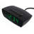 Electric Tabletop Clock in Black with Alarm