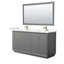 Strada 66'' Double Bathroom Vanity with Quartz Top-92723784-92723785-98247727