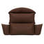 Coussin de rechange seulement pour fauteuil suspendu double Smythe Modern 51 po de large – Coussin rembourré et résistant à l'eau pour intérieur/extérieur-1640053405-1823883715