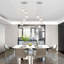 Lustre moderne en cristal à 5 lumières à intensité variable-2047144535