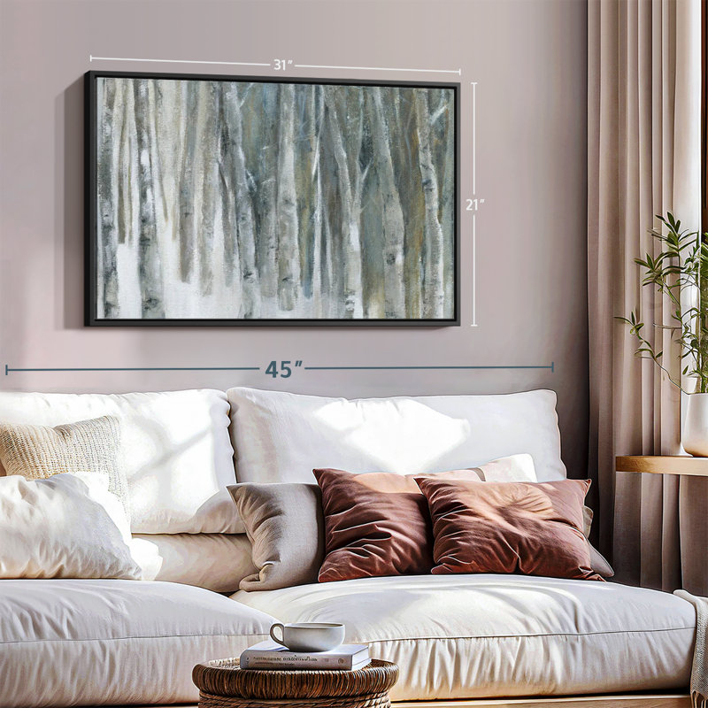 Impression sur toile Banff Birch Grove, H 21 po x l 31 po