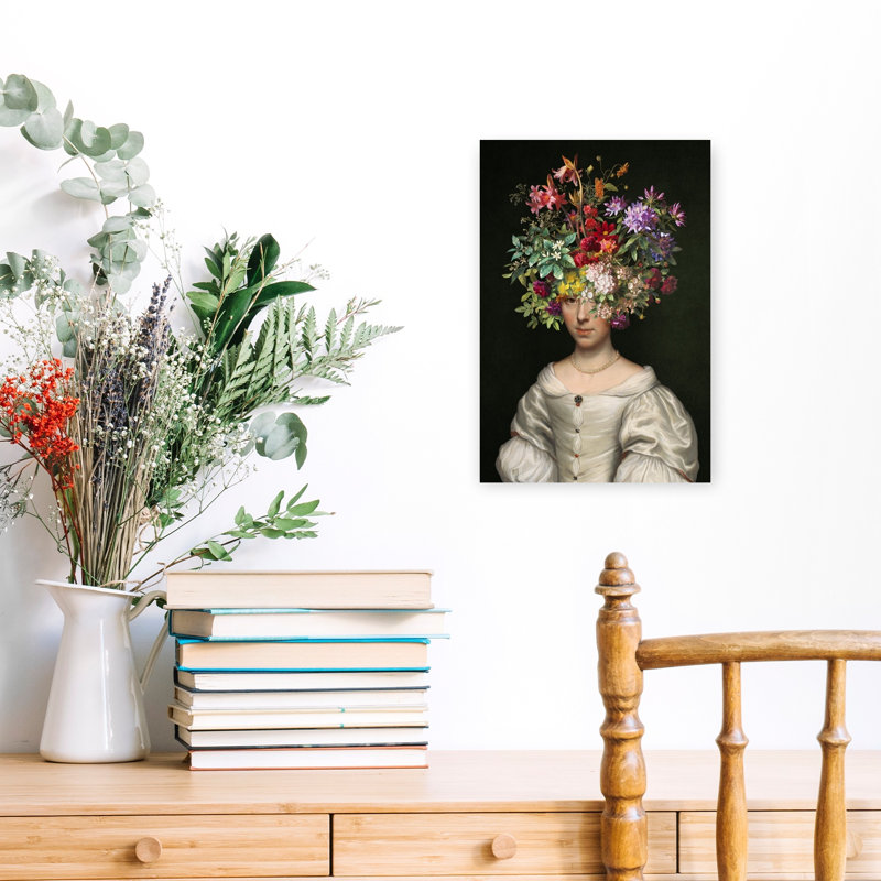 Enchanted Floral Portrait Classic Elegant, H 18 po x l 12 po