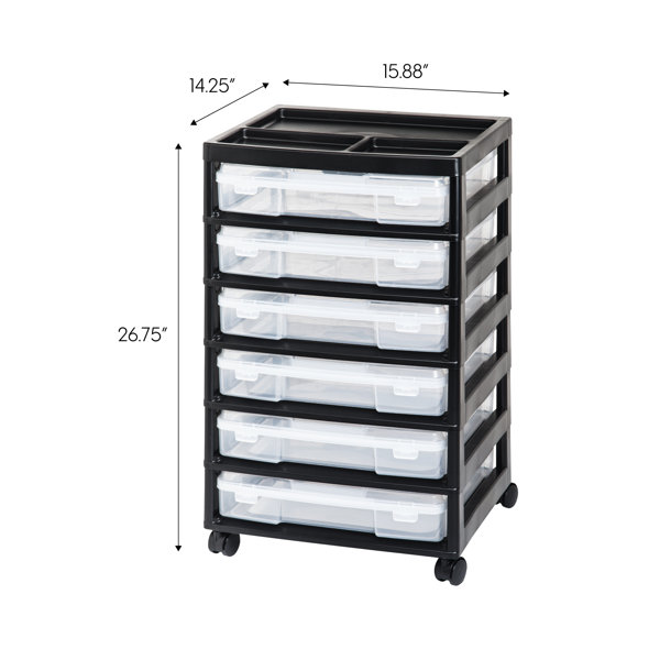  IRIS USA 44 Drawer Stackable Storage Cabinet for