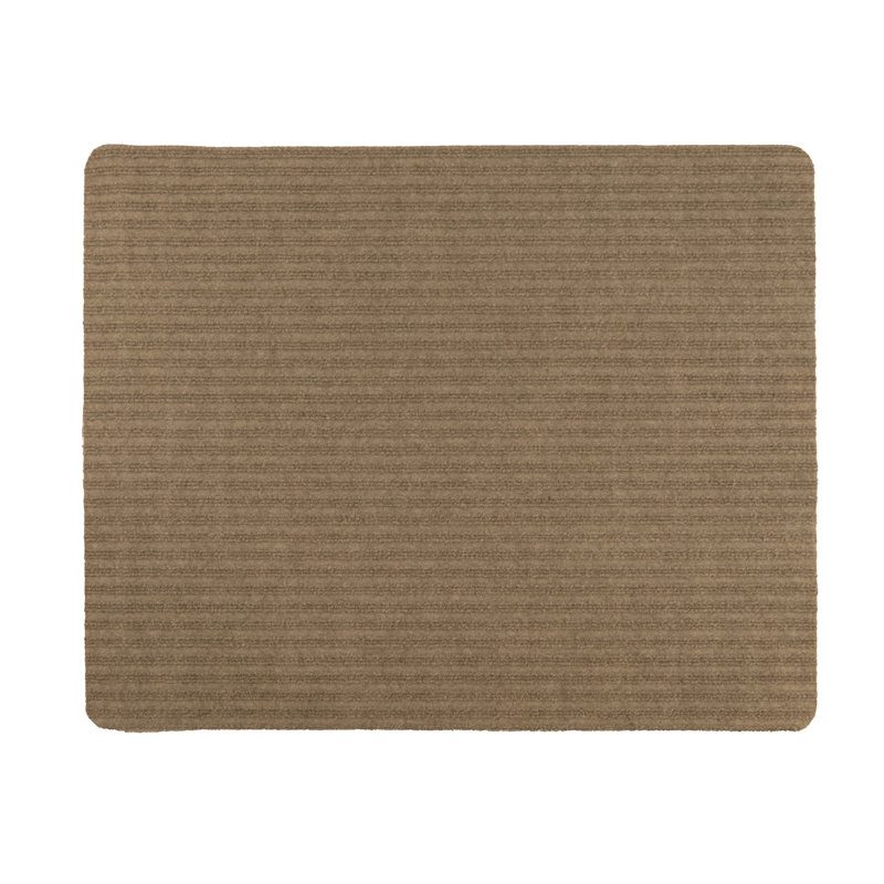 Tapis assorti pour tapis d'escalier nervuré, Rectangle 24 po x 30 po, Beige