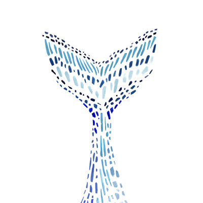 Mosaic Tail II - Painting