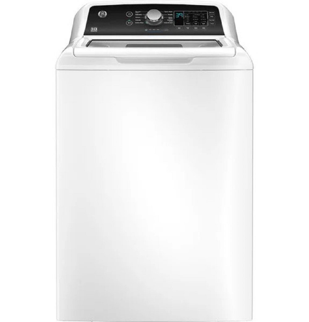 GE Appliances GE 4.5 cu. ft. Front Load Washer and GE 7.4 cu