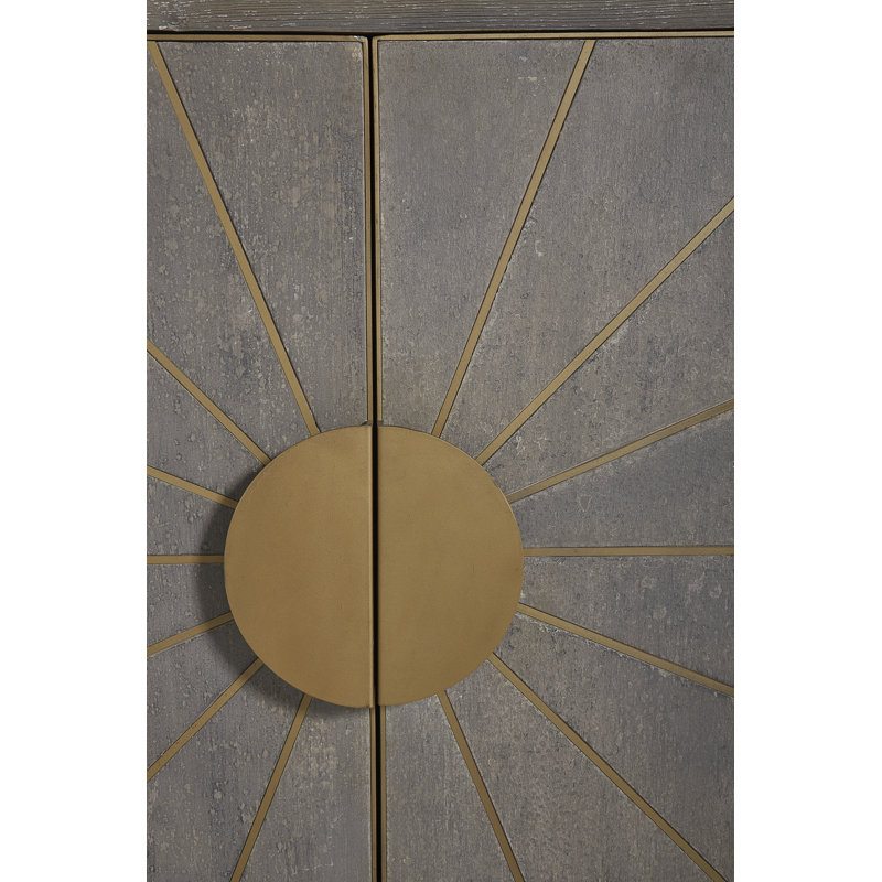 Buffet en bois de pin massif 79 po Unger