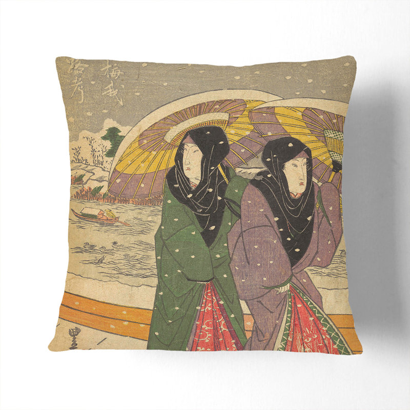 Square Throw Cushion, 40cm H x 40cm W x 15cm D