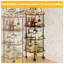 89.8 cm H x 30 cm W Corner Bookcase