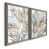Toile avec cadre gris