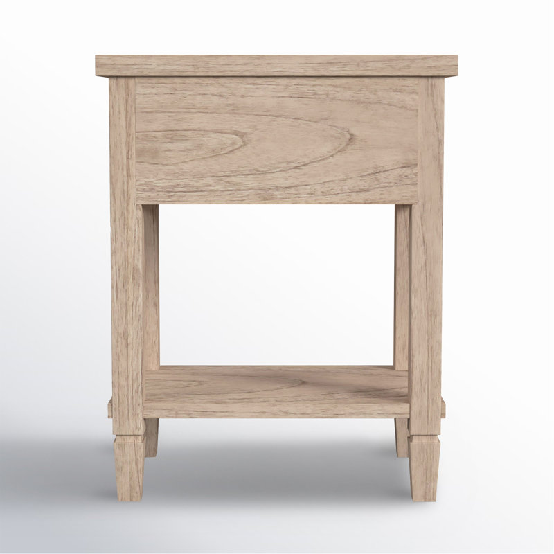 Charleston Cane Nightstand, Desert Sand
