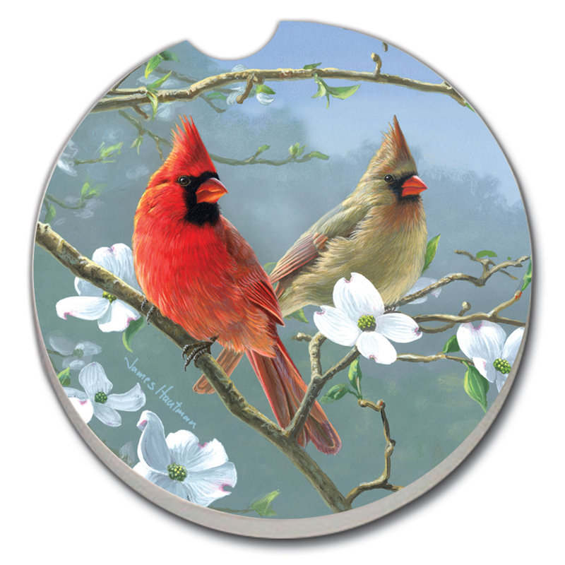 Magnifique sous-verre à voiture alsauceda-cardinals