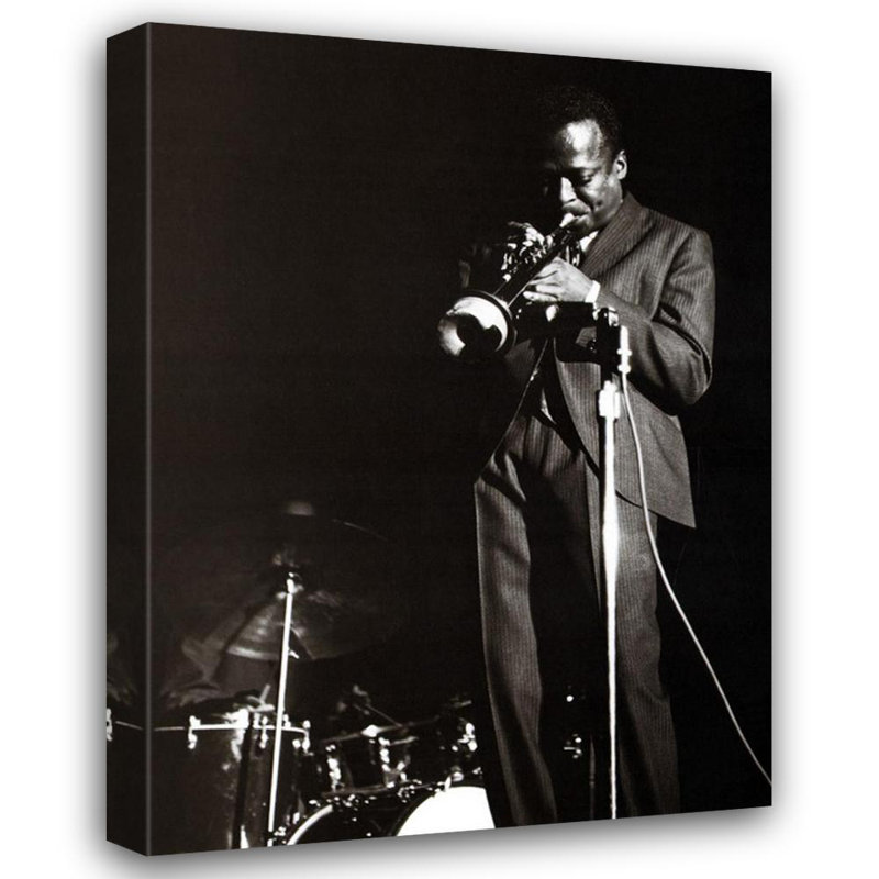 Miles Davis, 48" H x 36" W