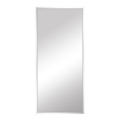 Collection Washington, miroir pleine longueur, miroir de vestiaire idéal, verre True Reflections, cadre en métal, incliné contre un mur ou fixé au mur