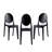 Modway Casper Modern Acrylic Stacking Dining Armchairs-637177537-619975864