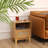Kunkle Wood Rattan Nightstand-1391403014