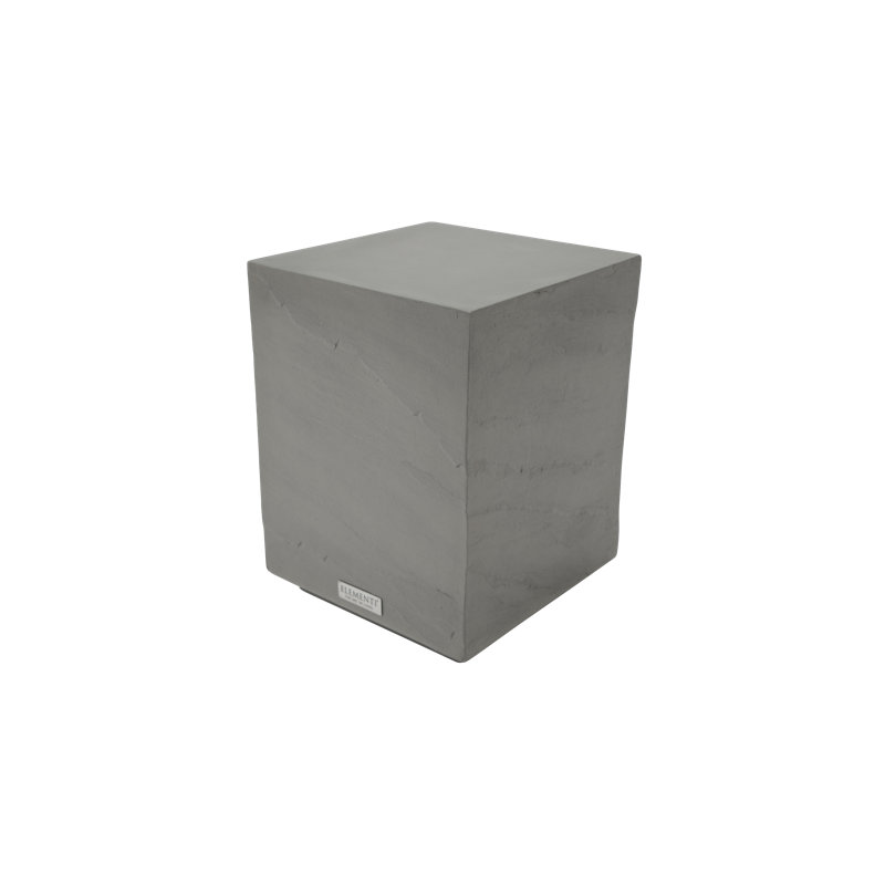 COLORADO Sandstone Small Side Table End Table Made of Concrete 35 x 35 x 46 cm, Grey/Brown/Blue