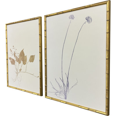 Floral Trace II, art encadré