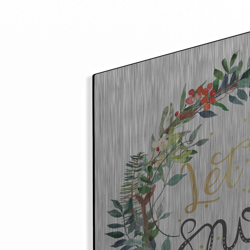 Let It Snow Wreath 'par Seven Trees Design, métal, H 24 po x l 24 po