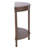 Modern Gaston 28'' Half-Round Console Table – Elegant Solid Wood with Space-Saving Design for Home-338334061