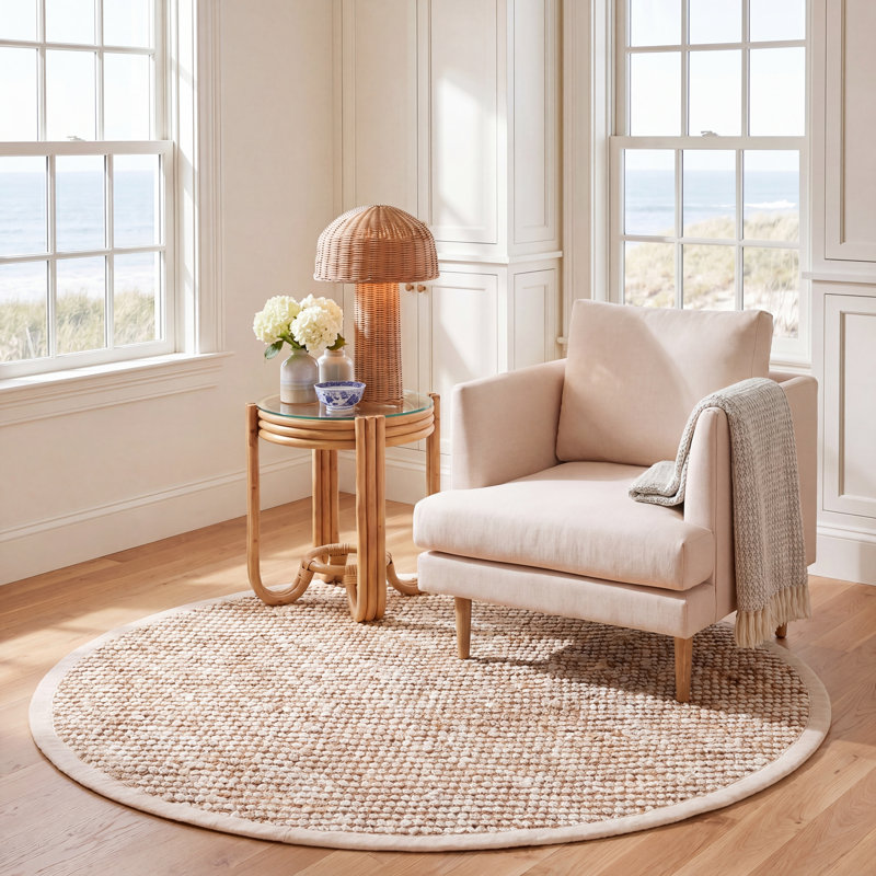 Tapis naturel en fibre naturelle 274, Tapis de couloir 2 pi 3 po x 8 pi