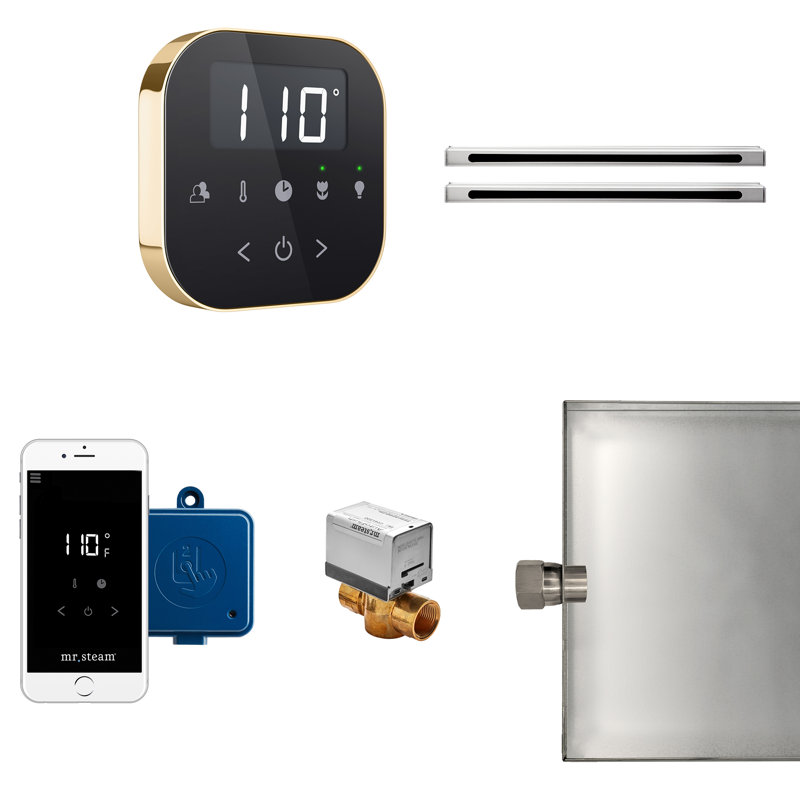 Ensemble de générateur de vapeur AirButler Max, Blanc / nickel brossé