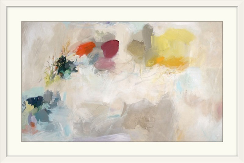 «This Winter Love», reproduction d'art de Fuze, H 24 po x l 32 po x P 1 po, Cadre blanc