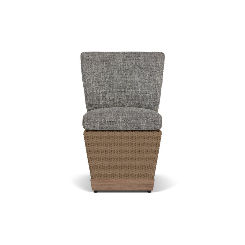 Charisma Outdoor Dining Side Chair, Black Sand