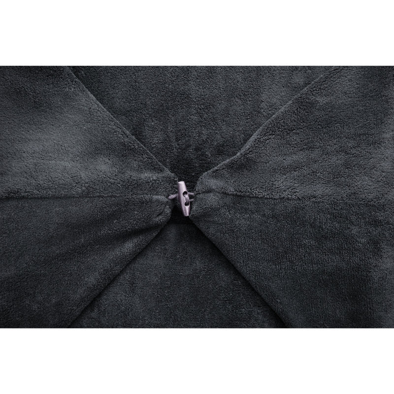 Fauteuil à billes et méridienne standard, Microfibre noire