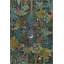 Tapis tissé à motif botanique lavable-401874438