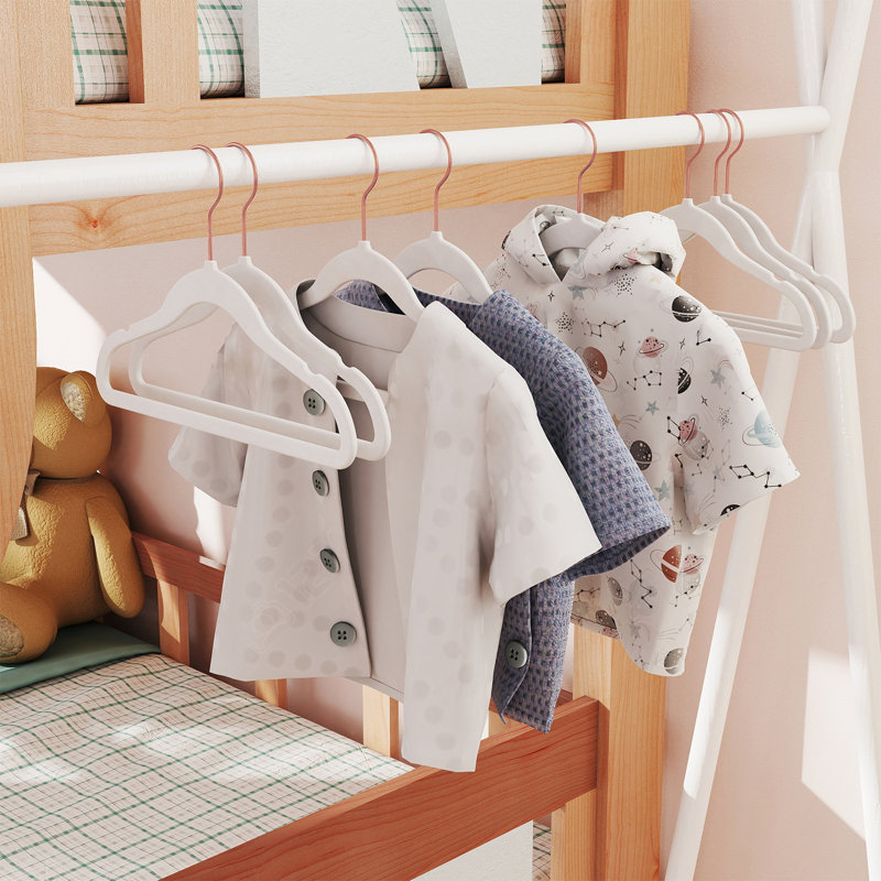 Non-Slip Standard Hanger, White