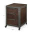 Bachelor-chest 3 tiroirs Pacie en chêne brun