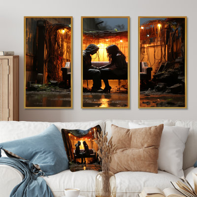Street Art, Muse romantique - Art mural romantique femme