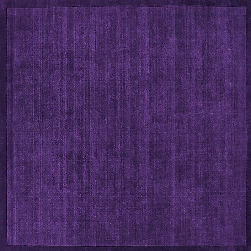 Tapis mauve Mid-Century Modern 426, Carré de 6 pi
