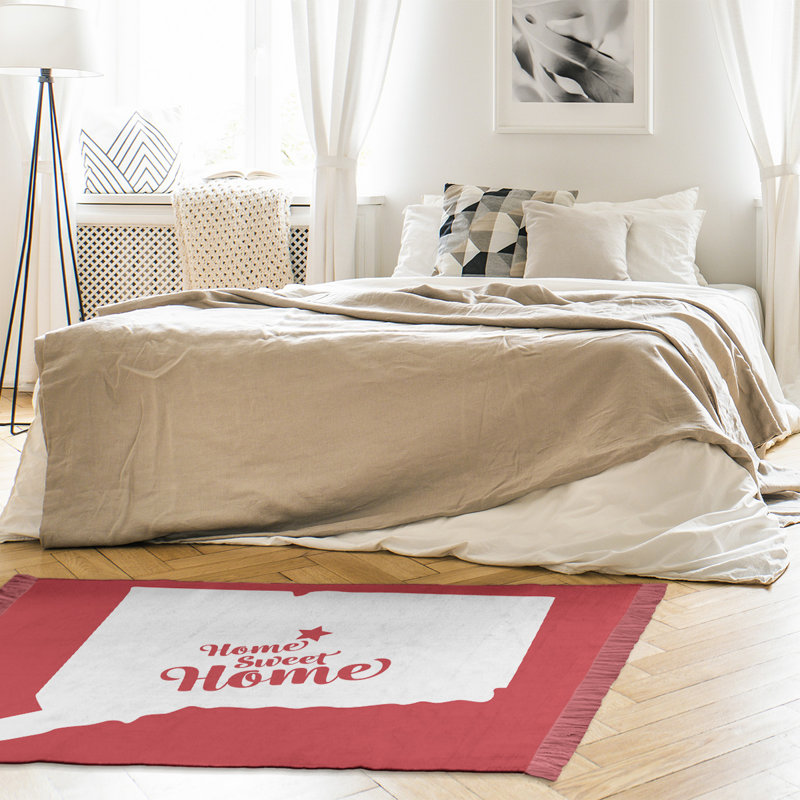 Tapis de zone rouge hartford pour la maison
