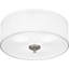 Maywood 3-Light Brushed Nickel Flush Mount Light