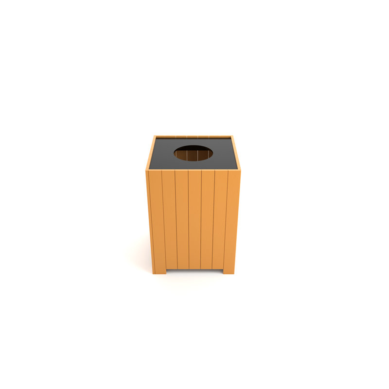 Réceptacle carré standard, 32, Brun