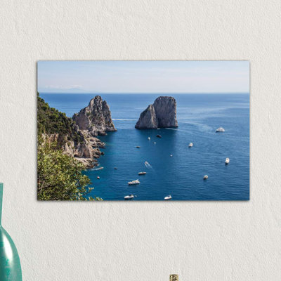 Capri View by Alexandre Venancio - Wrapped Canvas Print