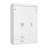 Chile Armoire, Rod, Three Door Cabinet, Two Drawers, Two Superior Adjustable Shelves, Metal Hardware- White