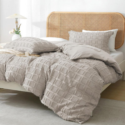 Solid Colour Duvet Cover Set
