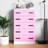 Basurto 5 Drawer Chest Wooden Dresser with Lock-1910246706
