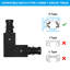 Connecteur Vectis H pour voie L, accessoire de voie à circuit unique, noir-130373848