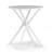 Belen Bates Beige White Outdoor Dining 2 Seats Set-1615445276
